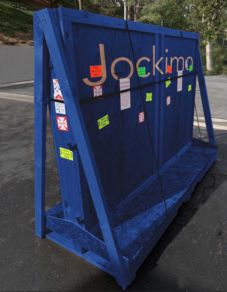 Jockimo Shipping Container for Architectural Glass Products