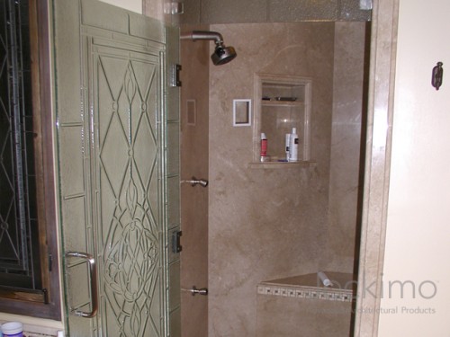 Cast Glass Shower