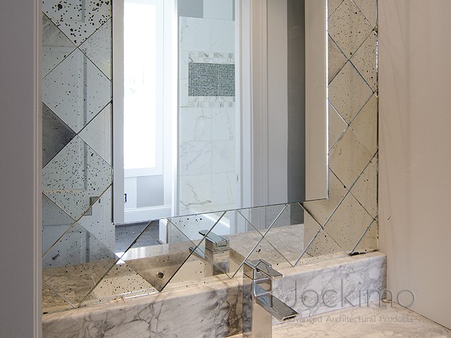 antique mirror tiles , antique mirror backsplash – Müller Designs