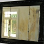 antique mirror framed close