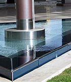 glass flooring pool