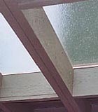 glass floor in wood deck