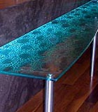 cast glass counter top